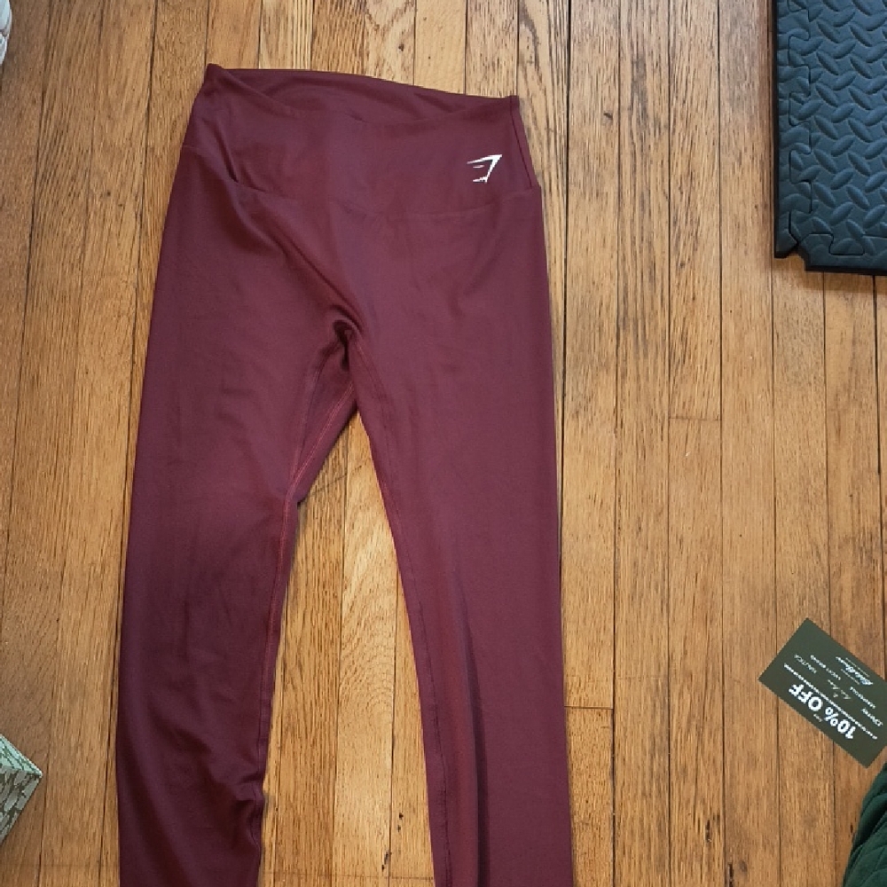 Gymshark Burgundy Leggings